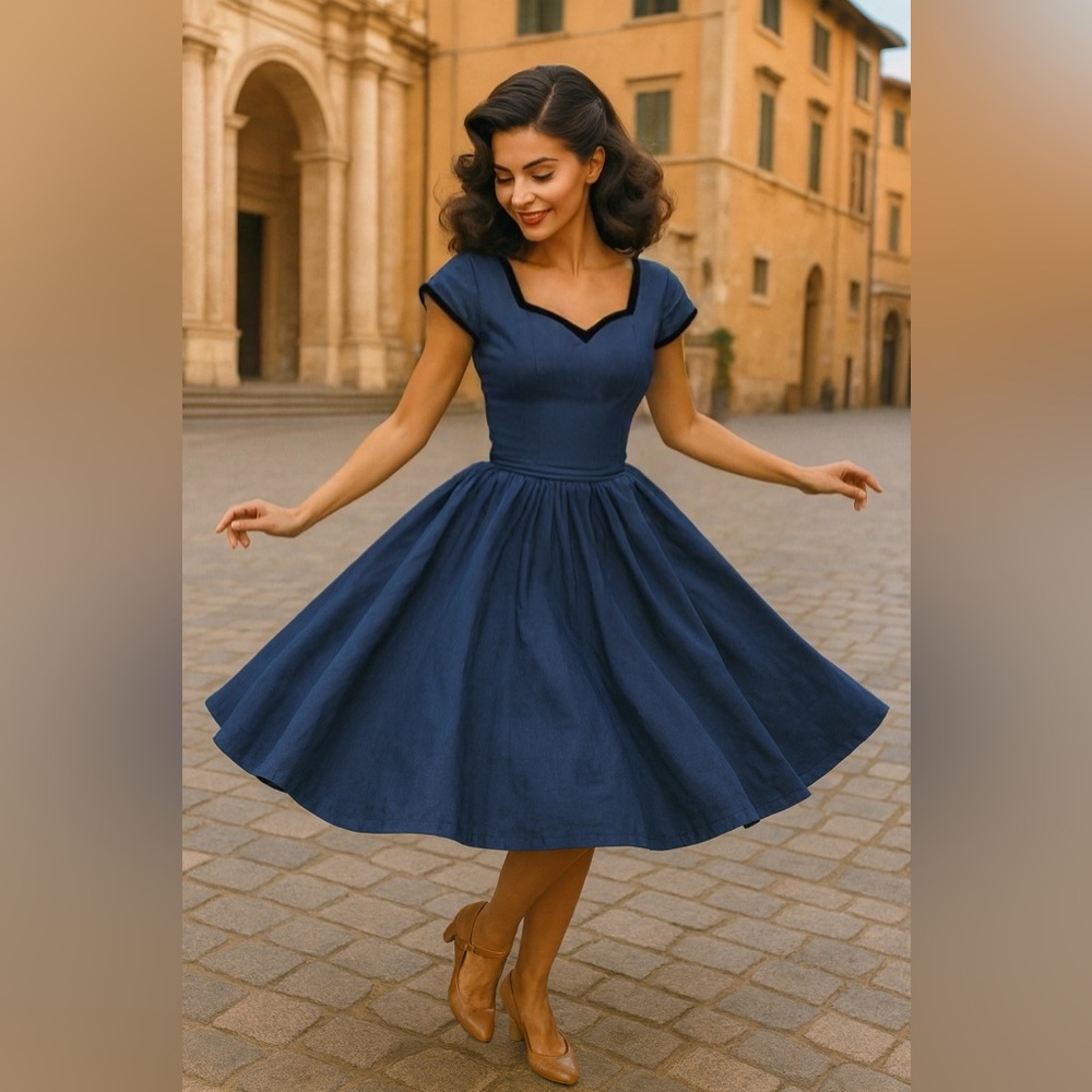 100% Cotton Pin-up Girl Dress